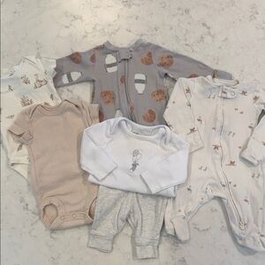 Newborn Boy Bundle Assorted Baby One Pieces Set